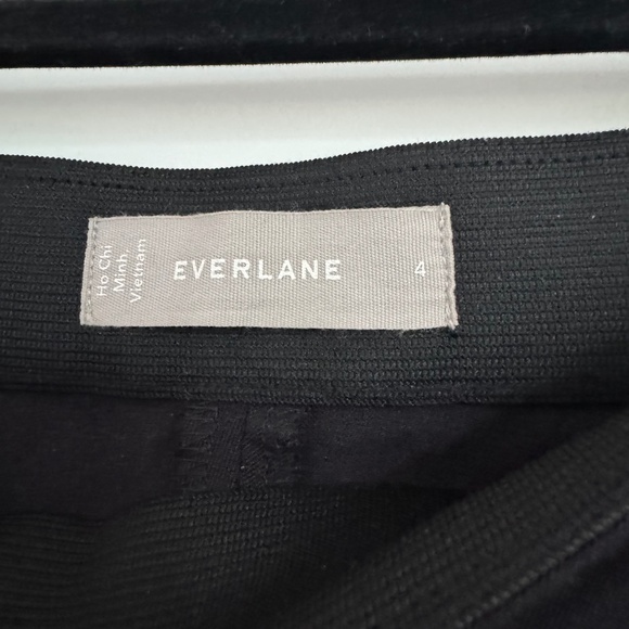 Everlane Side Zip Work Pant Blk Size 4 - Picture 4 of 5